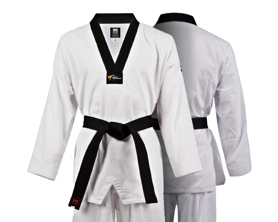 KPNP OTANTİK PRO FİGHTER SİYAH YAKA TAEKWONDO ELBİSESİ