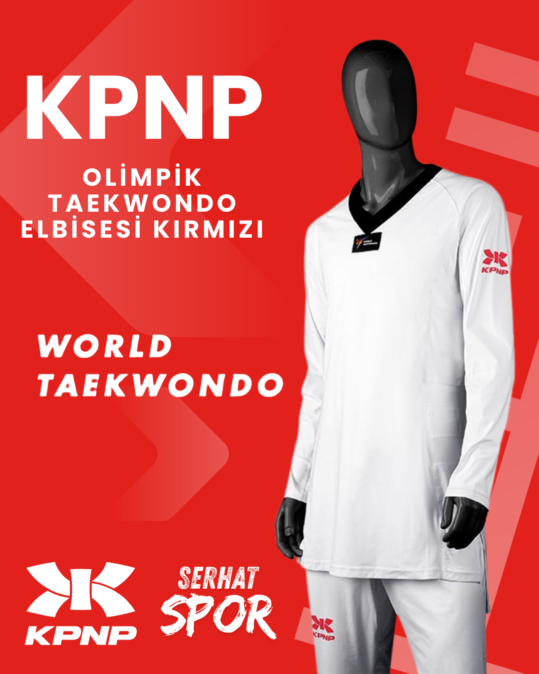 KPNP OLİMPİK ELBİSE KIRMIZI